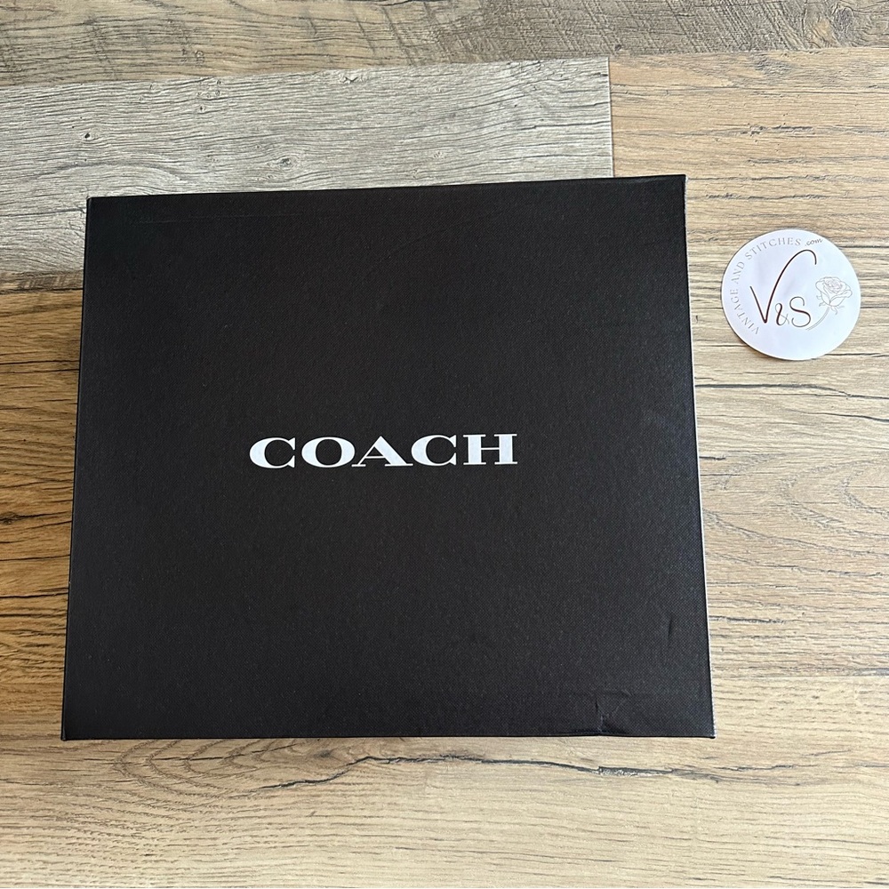 Coach Big Black Staging Empty Gift Box